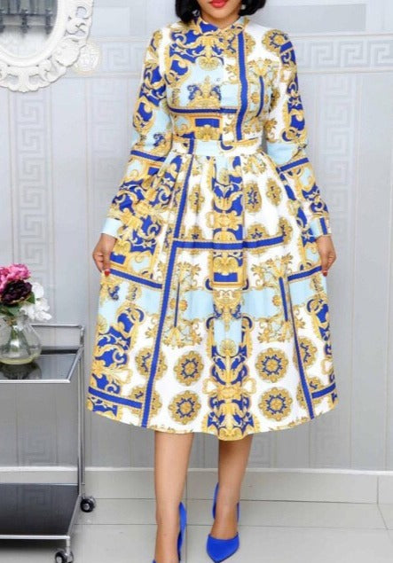 ROSY AFRICAN DRESS /plus size